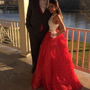 2 pc BLUSH prom dress/ ball gown
